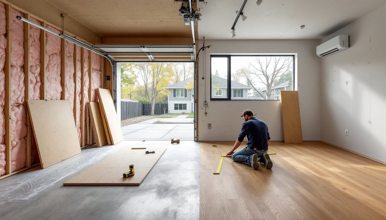 garage conversion to living space
